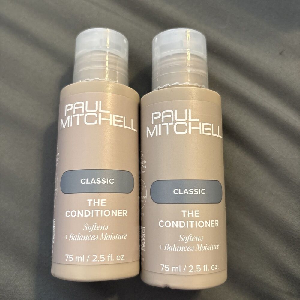 Paul Mitchell Classic The Conditioner (2)  2.5 oz Travel Size Lot